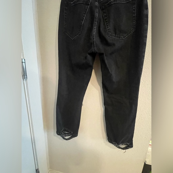 Abercrombie & Fitch Ultra High Rise Ankle Straight Jeans 26 Short black - Picture 6 of 11